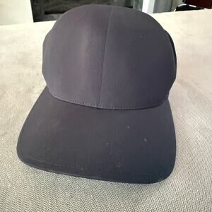 Flexfit Delta Black Performance Baseball Cap Hat Size S/M